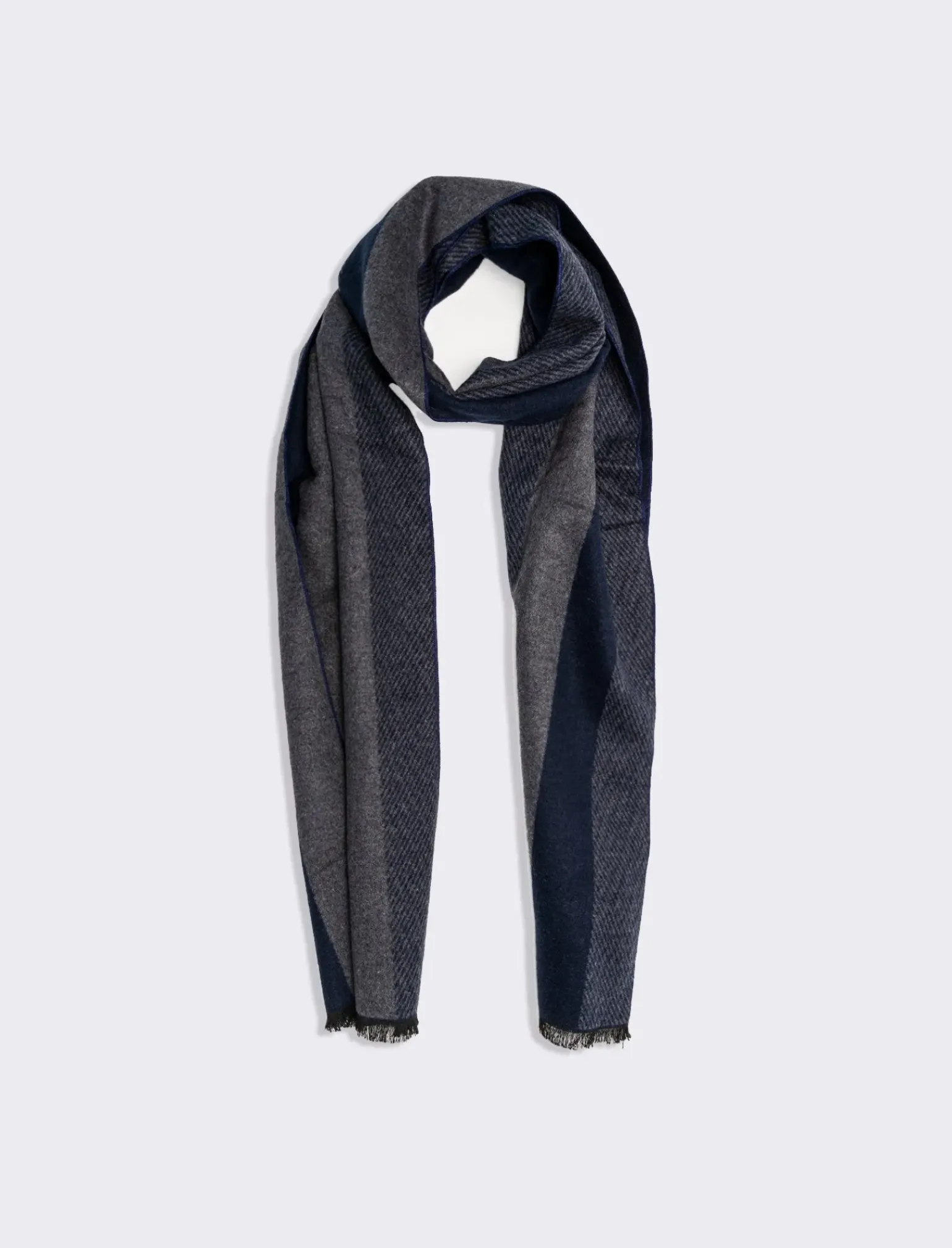 Uomo Piazza Italia Foulard E Sciarpe<Sciarpa da uomo a righe e spigato -