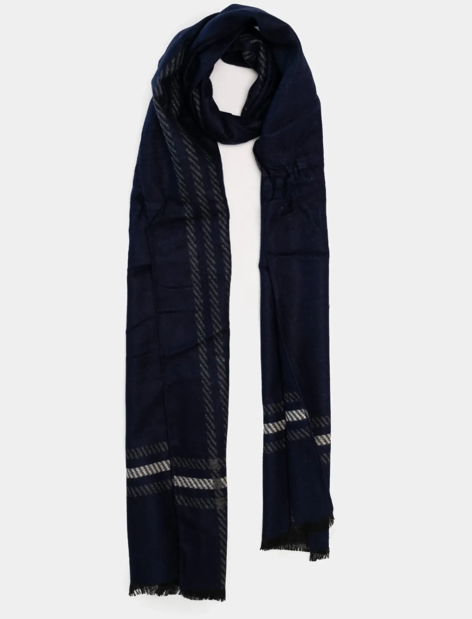 Uomo Piazza Italia Foulard E Sciarpe<Sciarpa da uomo con microfantasie - -grigio