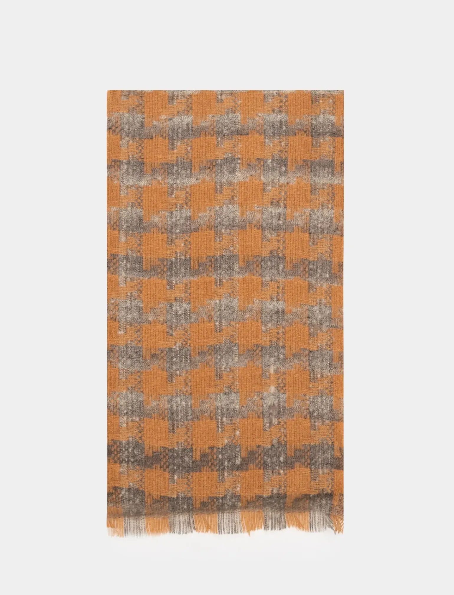 Uomo Piazza Italia Foulard E Sciarpe<Sciarpa da uomo in piè de poul - coccio