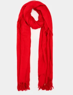 Donna Piazza Italia Foulard E Sciarpe<sciarpa donna unito c/frange -