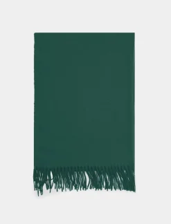 Piazza Italia sciarpa donna unito c/frange - petrolio Verde Discount