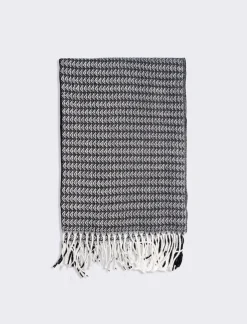 Uomo Piazza Italia Foulard E Sciarpe<Sciarpa uomo bicolor con frange -