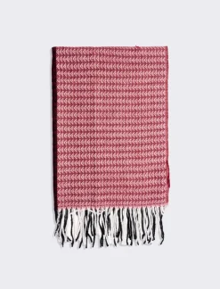 Uomo Piazza Italia Foulard E Sciarpe<Sciarpa uomo bicolor con frange -