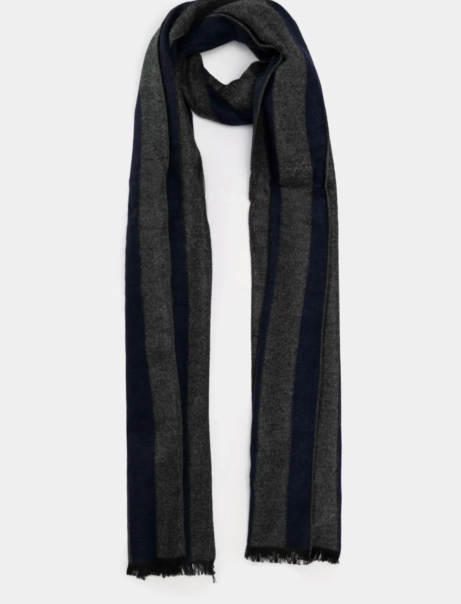 Uomo Piazza Italia Foulard E Sciarpe<Sciarpada uomo con viscosa a righe - -blu