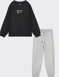 Bambino Piazza Italia Bambino|Completi<Set composto da felpa girocollo con maxi stampa sul retro e jogger con coulisse -