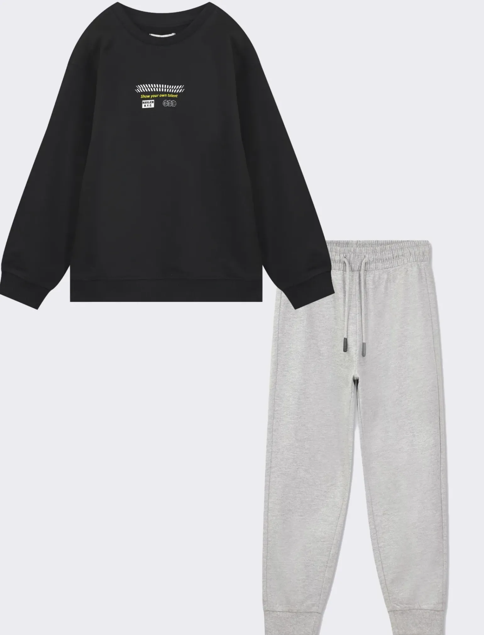 Bambino Piazza Italia Bambino|Completi<Set composto da felpa girocollo con maxi stampa sul retro e jogger con coulisse -