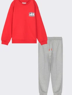 Bambino Piazza Italia Bambino|Completi<Set composto da felpa girocollo con maxi stampa sul retro e jogger con coulisse -