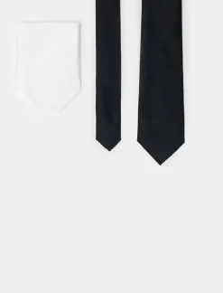 Uomo Piazza Italia Uomo|Cravatte E Papillon<Set cravatta con pochette da uomo -