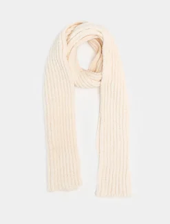 Bambino Piazza Italia Set<Set sciarpa + cappello a righe da bambino - Bianco sporco