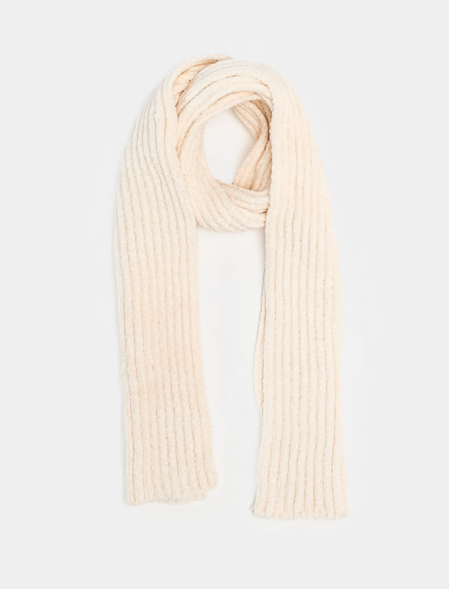 Bambino Piazza Italia Set<Set sciarpa + cappello a righe da bambino - Bianco sporco