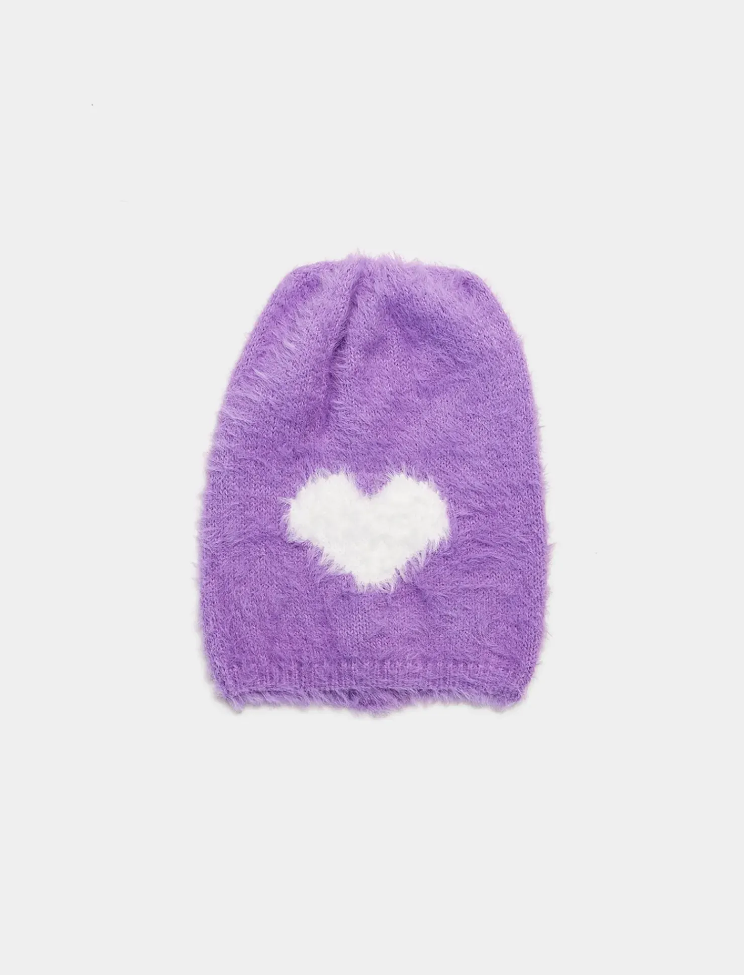 Piazza Italia Set sciarpa e cappello da bambina con cuore - Lilla Best