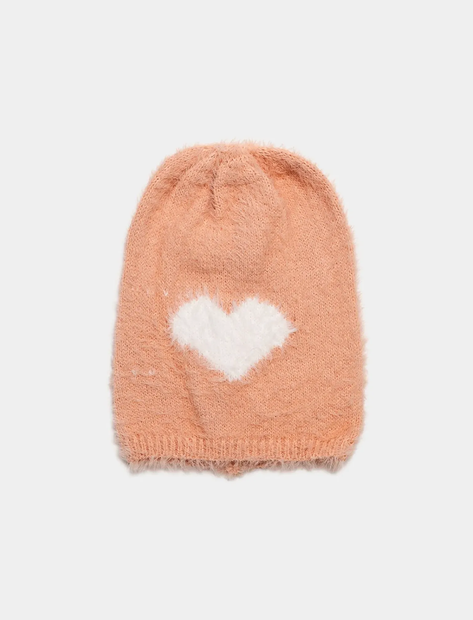 Piazza Italia Set<Set sciarpa e cappello da bambina con cuore - Rosa