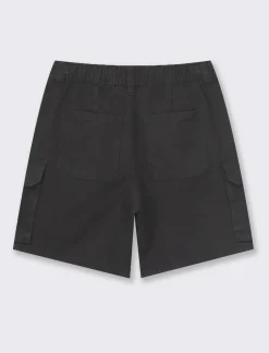 Donna Piazza Italia Donna|Shorts<Short cargo vita alta con tasche applicate e dettagli in vita con passanti e nastro regolabili -