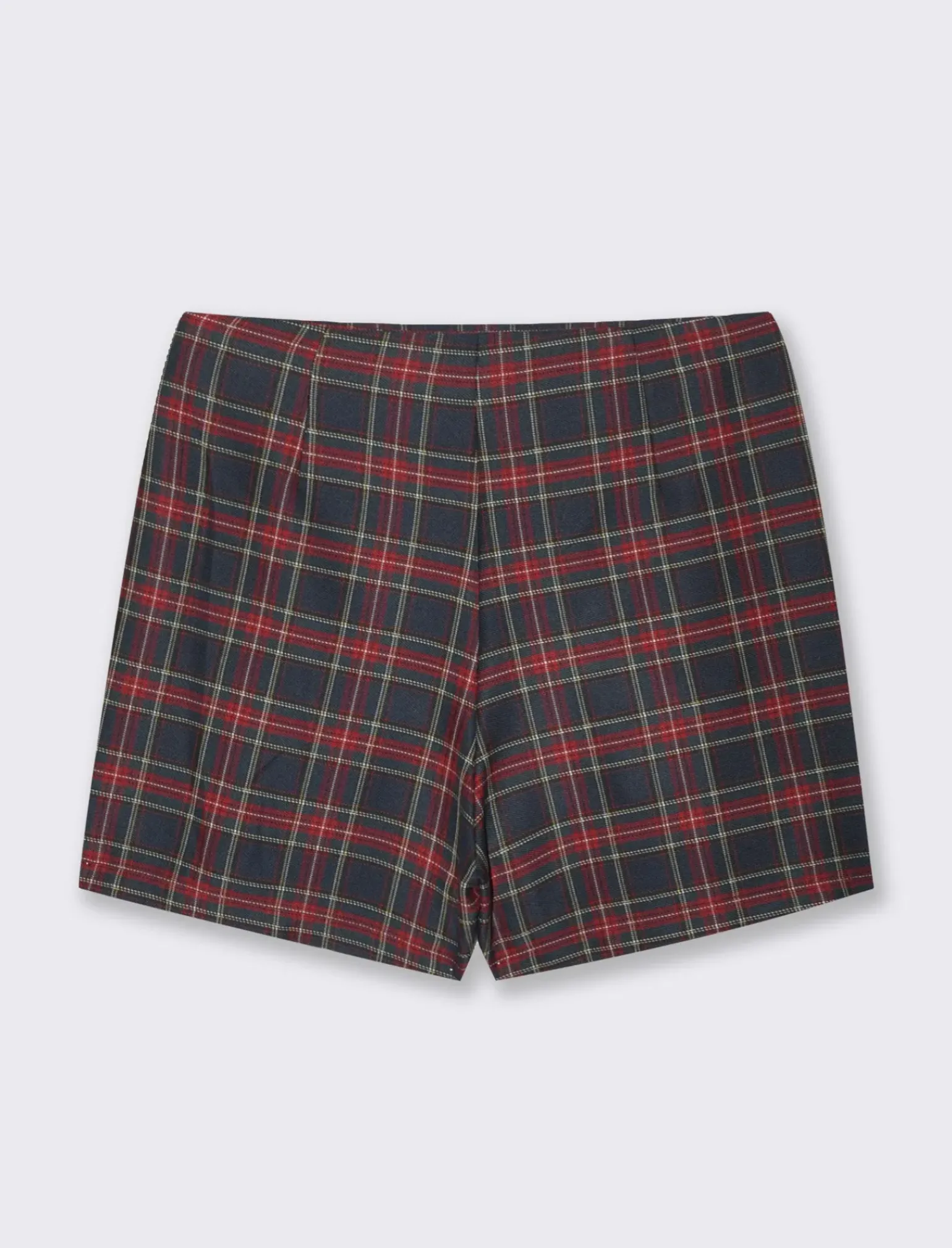 Donna Piazza Italia Shorts<Short effetto gonna in quadro - Blu