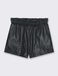 Piazza Italia Bambina|Gonne E Shorts<Short in fintapelle. - Nero