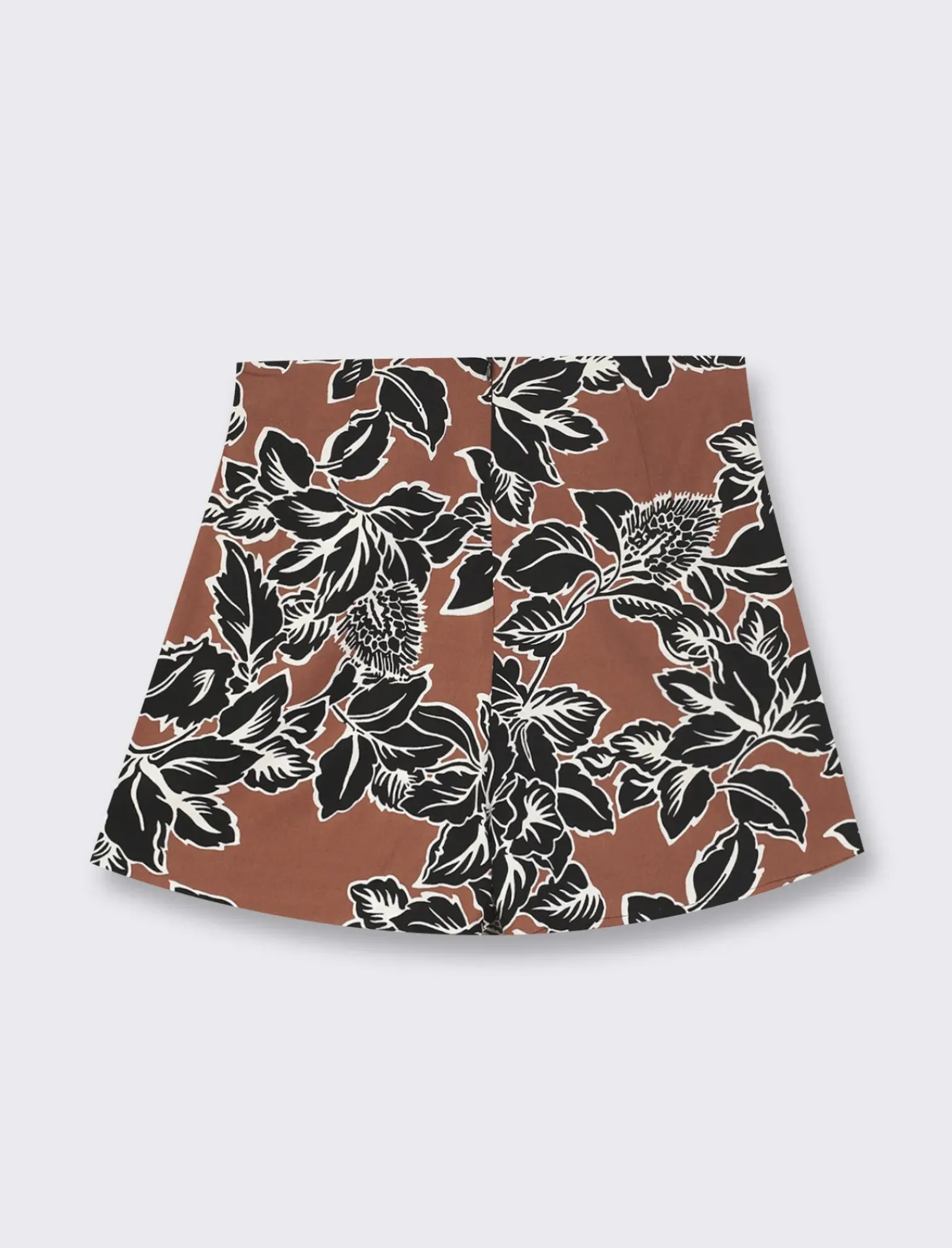Donna Piazza Italia Donna|Shorts<Short in viscosa stampata con dettaglio pannello e nodo sul davanti - var 1