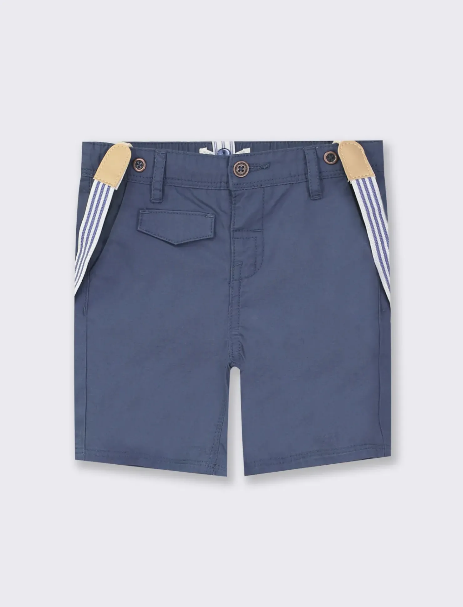 Piazza Italia Shorts con bretelle - Blu Store