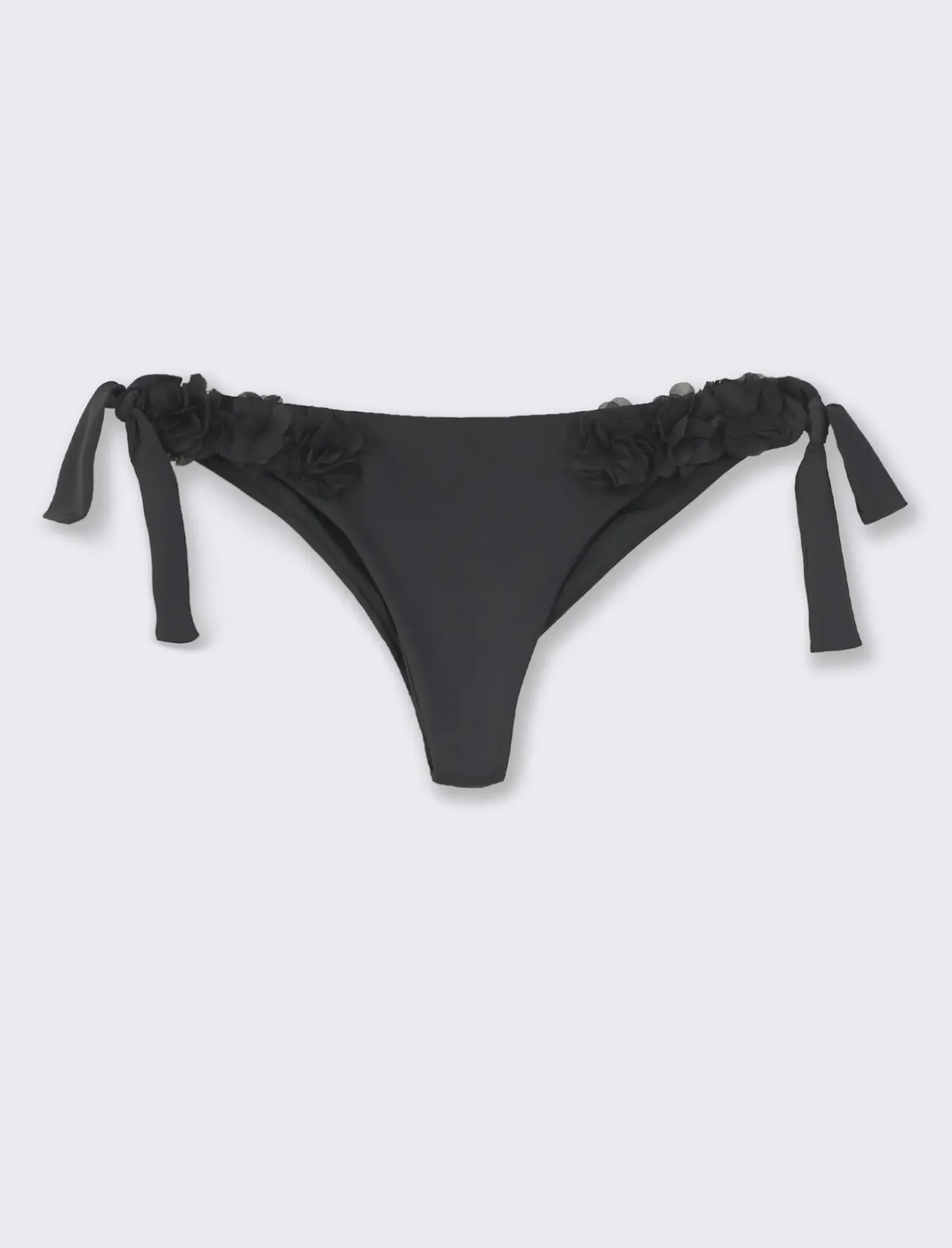 Donna Piazza Italia Donna<Slip mare con applicazioni fiori -