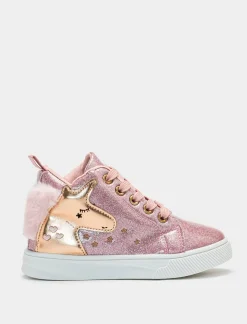 Piazza Italia Bambina<Sneakers a collo alto con applicazione unicorno -