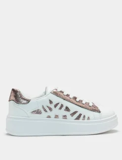 Donna Piazza Italia Donna|Sneakers<Sneakers con intarsi color bronzo -