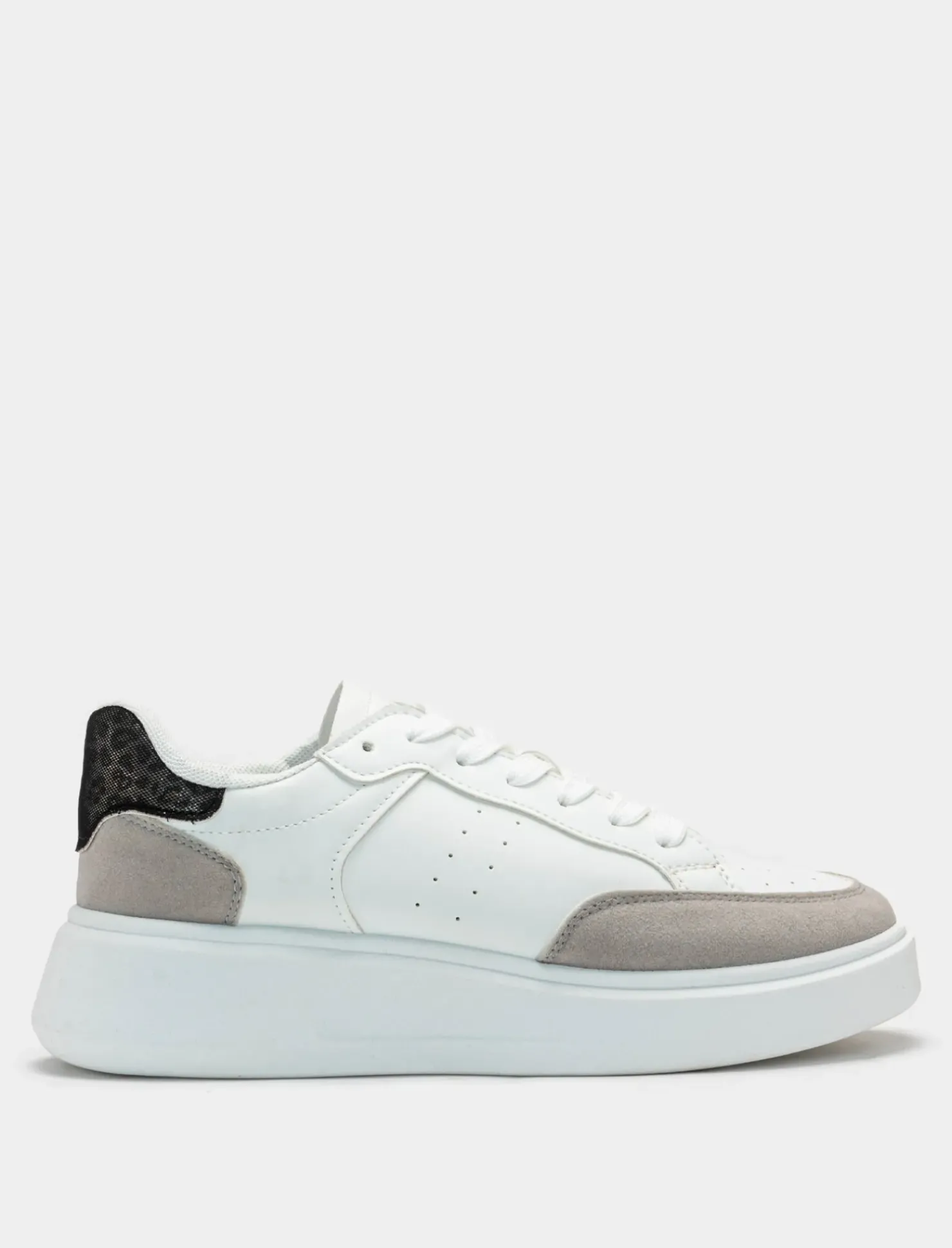 Piazza Italia Sneakers con multielementi in contrasto - Bianco Hot