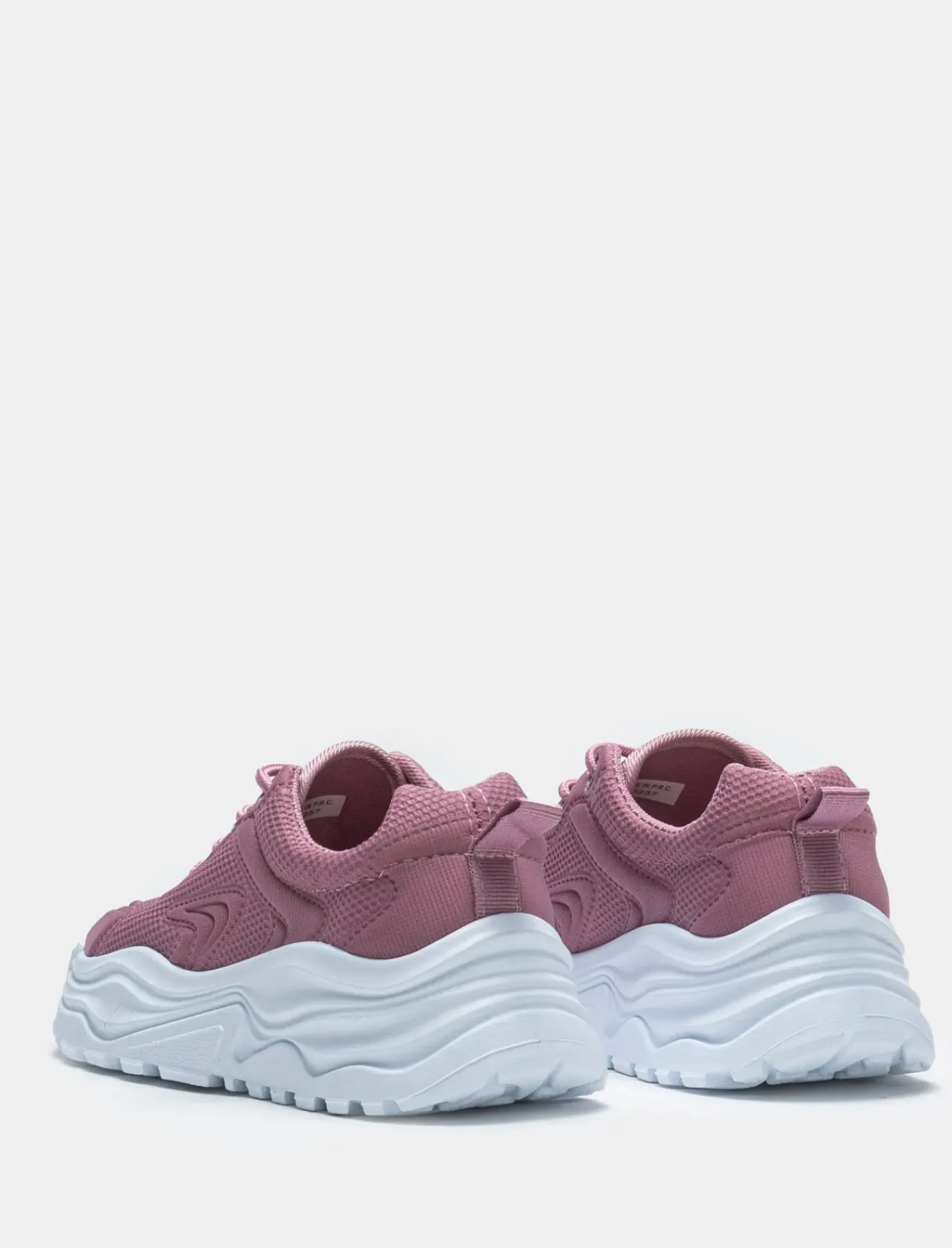 Piazza Italia Sneakers in tessuto sintetico. In due variani colore. - Rosa Outlet