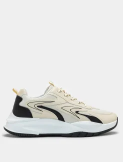 Uomo Piazza Italia Uomo|Sneakers<Sneakers in tessuto tecnico con inserti neri in poliuretano. -