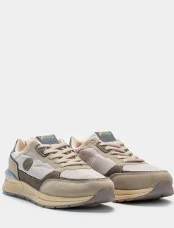 Uomo Piazza Italia Sneakers<Sneakers in tessuto tecnico con inserti in poliuretano - tortora