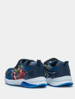 Piazza Italia Sneakers light con strappo e stampa Avengers. - Blu Shop