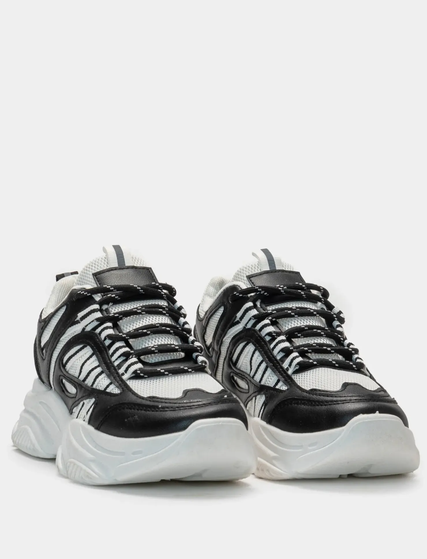 Piazza Italia Sneakers multi elementi in due varianti colore - Nero Outlet