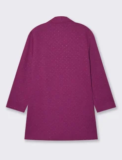 Donna Piazza Italia Giacche E Blazer<SPOLVERINO CON STRASS - Magenta