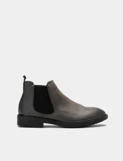 Uomo Piazza Italia Stringate E Mocassini|Stivali<Stivale chelsea in poliuretano con fasce elastiche lateriali -