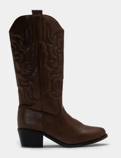 Donna Piazza Italia Donna|Stivali<Stivale Texano con gambale trapuntato -