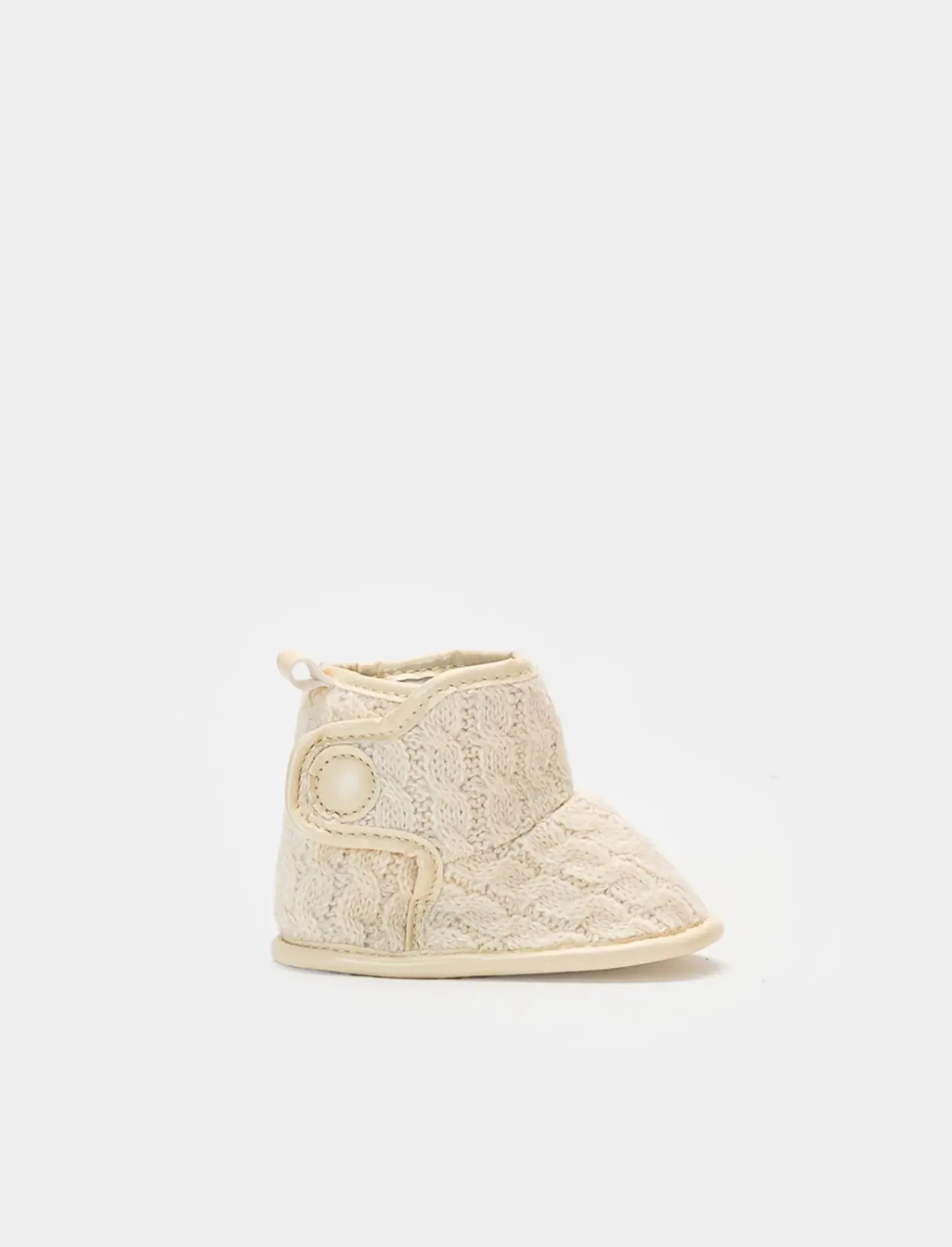 Piazza Italia Scarpe<Stivaletto a maglia in tessuto con suola anti scivolo - Beige