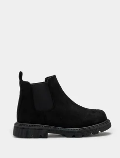 Bambino Piazza Italia Bambino|Stivali<Stivaletto chelsea in microfibra con fasce elastiche lateriali -