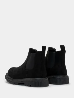 Bambino Piazza Italia Bambino|Stivali<Stivaletto chelsea in microfibra con fasce elastiche lateriali -