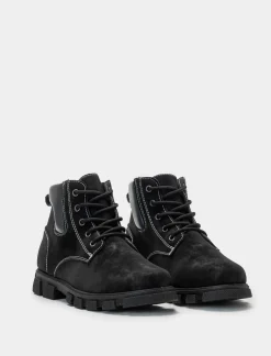 Bambino Piazza Italia Bambino|Sneakers<Stivaletto con lacci, zip sul lato interno e fondo roccia -