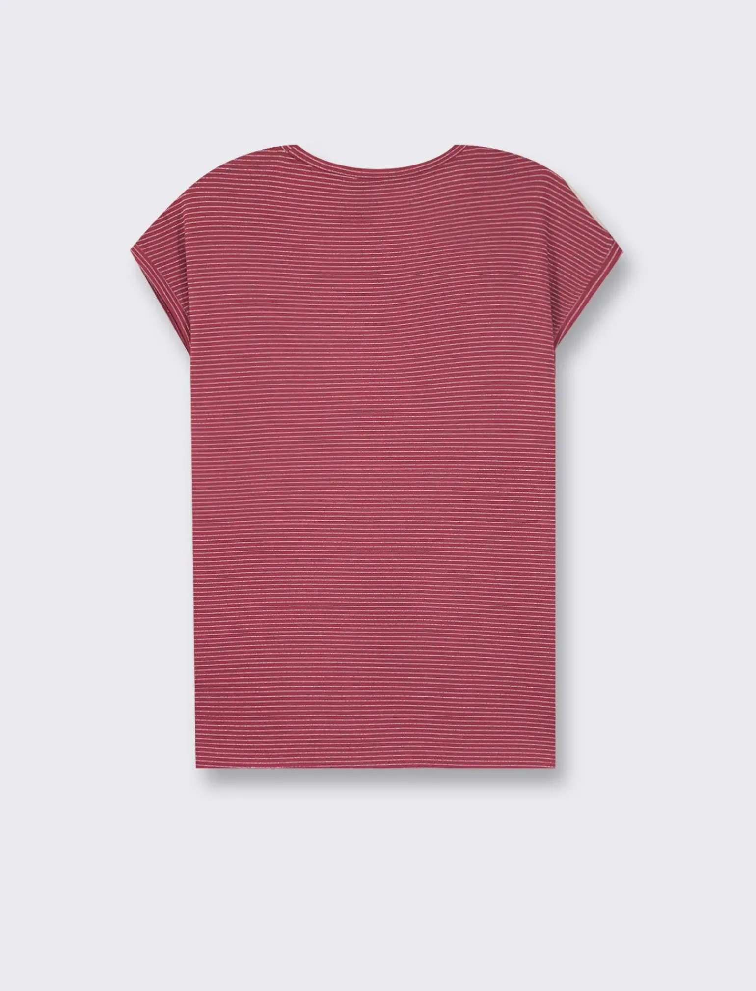 Donna Piazza Italia T-Shirt E Top<T shirt modello a T girocollo con tessuto ottoman e filato effetto metallizato - india