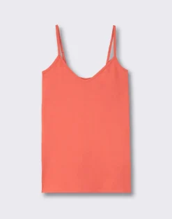 Donna Piazza Italia Donna<Top con bretelle regolabili - Corallo