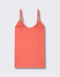 Piazza Italia Top con bretelle regolabili - Corallo Arancione Hot