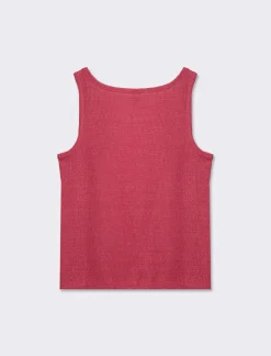 Donna Piazza Italia T-Shirt E Top<Top elastico con isnerti filo effetto metallizzato - india