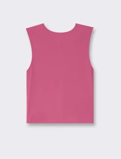 Donna Piazza Italia Donna|T-Shirt E Top<Top elastico slim basic smanicato girocollo - india