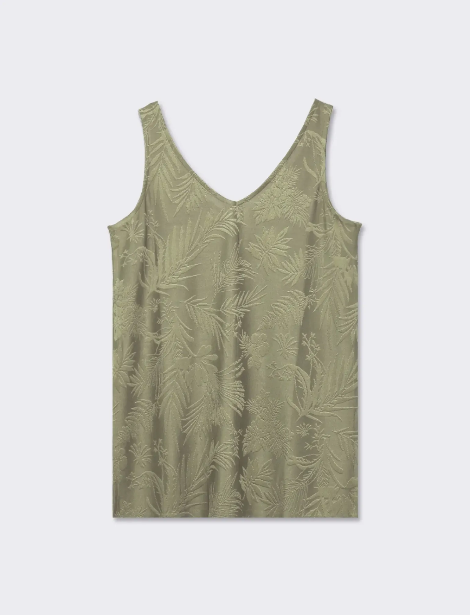 Donna Piazza Italia T-Shirt E Top<Top elatsico vestibilità regular e lavorazione jaquard - Kaky 1