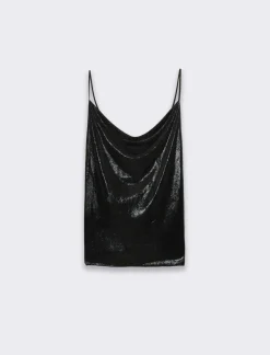 Donna Piazza Italia Donna|T-Shirt E Top<Top in lurex con scollo vulcano e bretelline -