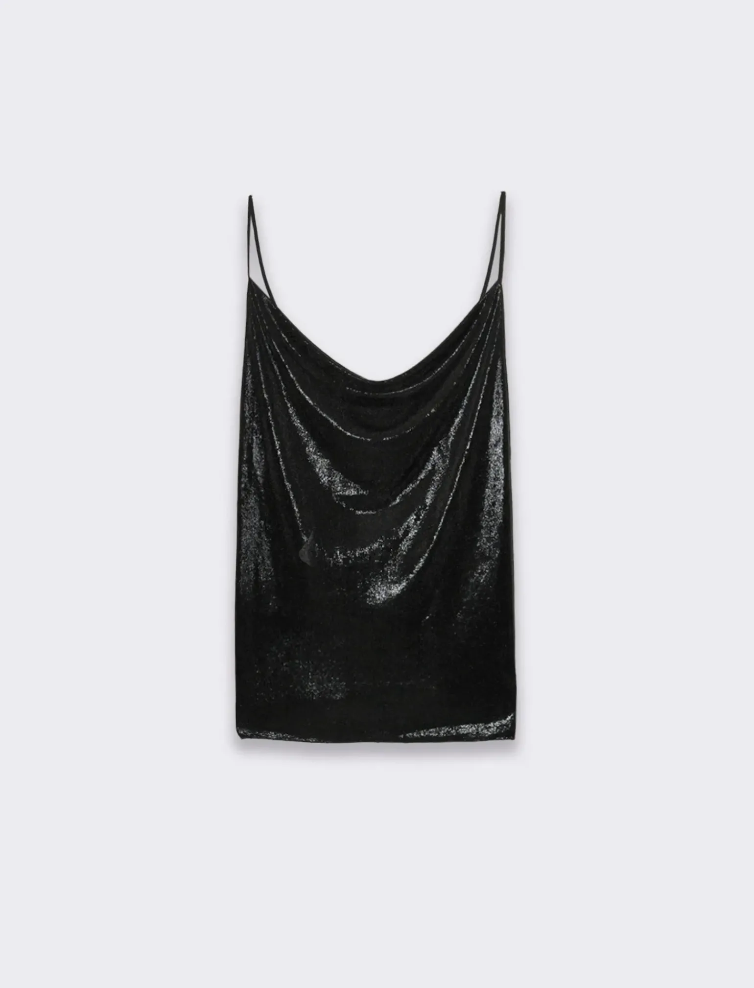 Donna Piazza Italia Donna|T-Shirt E Top<Top in lurex con scollo vulcano e bretelline -