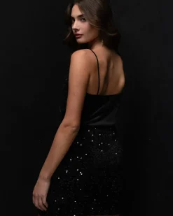 Donna Piazza Italia T-Shirt E Top<Top in paillettes -