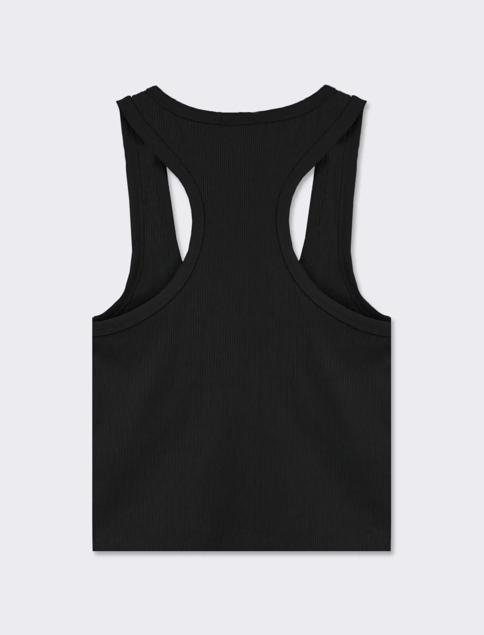 Donna Piazza Italia Donna<Top in rib vogatore crop e slim fit -