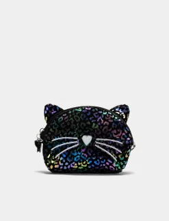 Piazza Italia Bambina|Borse E Zaini<Tracolla con stampa gattina e pon pon - Oro