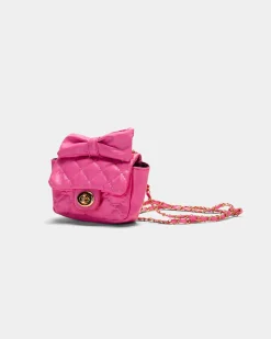 Piazza Italia Bambina|Borse E Zaini<Tracolla da bambina con fiocco trapuntata e catena infilata - Fuxia