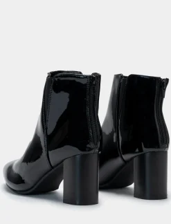 Donna Piazza Italia Donna|Tronchetti<Tronchetto a punta di vernice -